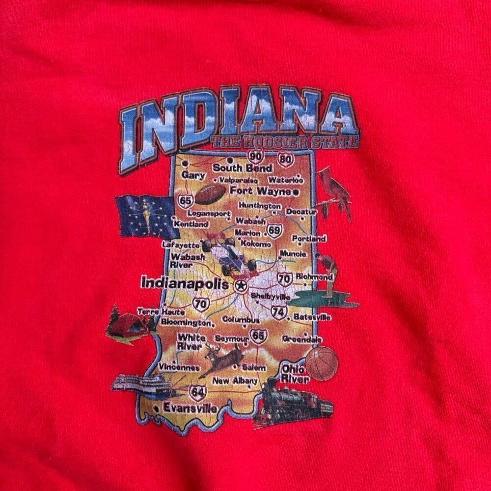 90’s Indiana The Hoosiers State Vintage Crewneck View 4